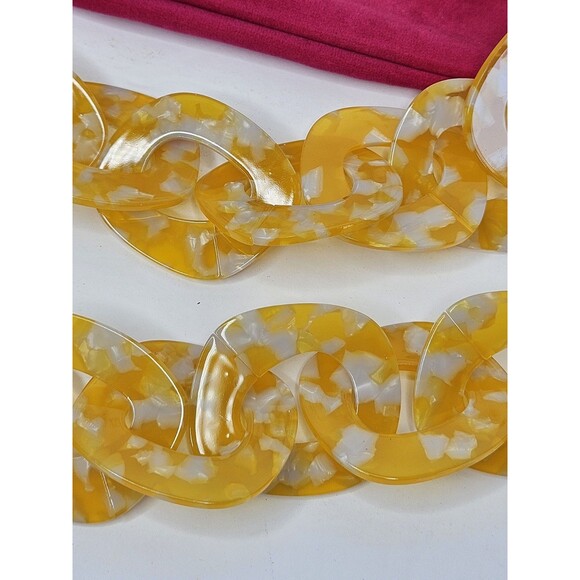 Sassy Jones Zaria Luxe Chain Lemon, Layered Neclace In Box W/ Dust Bag - Picture 3 of 9